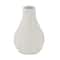 CosmoLiving by Cosmopolitan White Stoneware Modern Vase Set